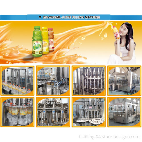 Washing, Filling, Sealing 3-in-1 Automatic Juice Bottling Machine